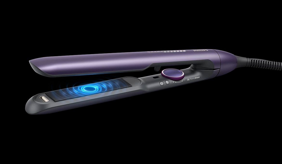 Une des alternatives pas chères au lisseur Light Straight de l'Oréal, le Philips 7000 series