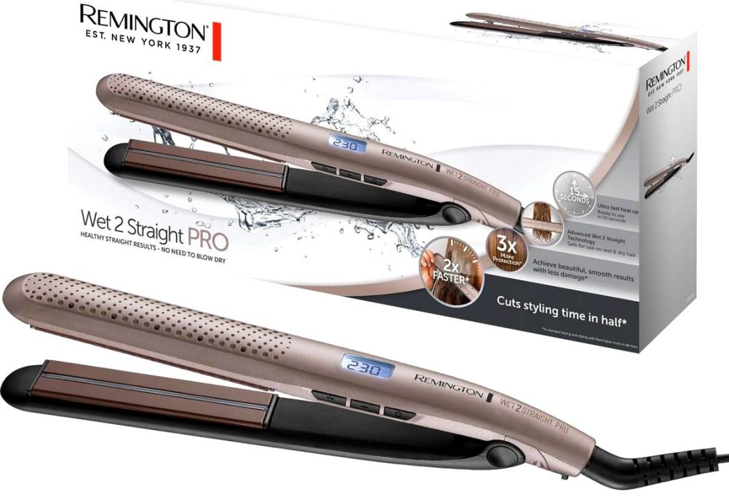 Une des alternatives pas chères au lisseur Light Straight de l'Oréal, le Remington Wet2Straight Pro